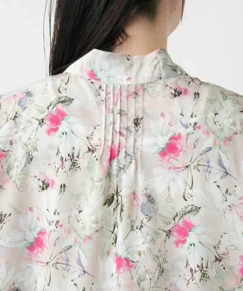 Leilian PLUS HOUSE / レリアンプラスハウス シャツ・ブラウス | 【店舗人気】花柄ボウタイブラウス【ROCHAS Premiere】【ERICA】 | 詳細8