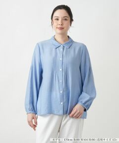 Leilian PLUS HOUSE / レリアンプラスハウス シャツ・ブラウス | 【店舗人気】バルーンスリーブブラウス【ROCHAS Premiere】