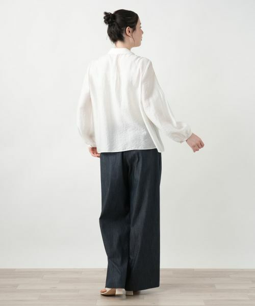 Leilian PLUS HOUSE / レリアンプラスハウス シャツ・ブラウス | 【店舗人気】バルーンスリーブブラウス【ROCHAS Premiere】 | 詳細2