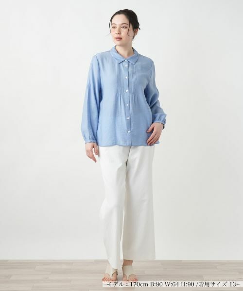 Leilian PLUS HOUSE / レリアンプラスハウス シャツ・ブラウス | 【店舗人気】バルーンスリーブブラウス【ROCHAS Premiere】 | 詳細4