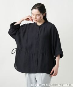 Leilian PLUS HOUSE / レリアンプラスハウス シャツ・ブラウス | 【店舗人気】バンドカラーブラウス【ROCHAS Premiere】