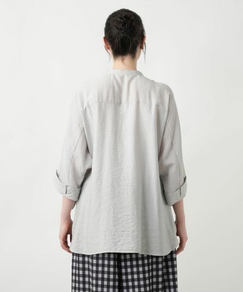 Leilian PLUS HOUSE / レリアンプラスハウス シャツ・ブラウス | 【店舗人気】バンドカラーブラウス【ROCHAS Premiere】 | 詳細10