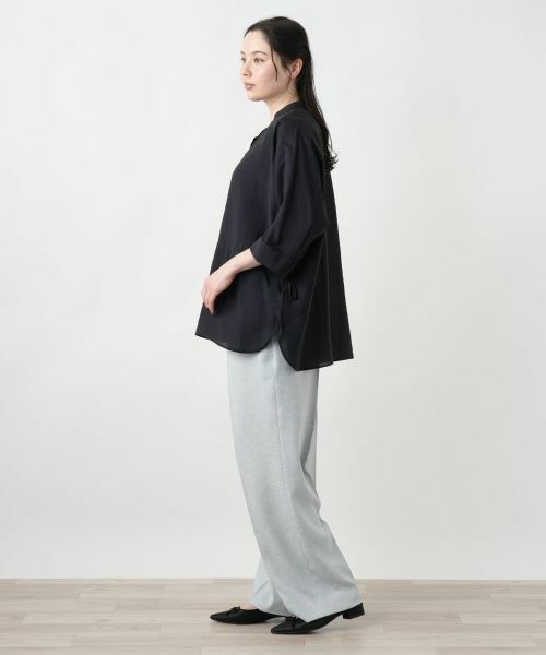 Leilian PLUS HOUSE / レリアンプラスハウス シャツ・ブラウス | 【店舗人気】バンドカラーブラウス【ROCHAS Premiere】 | 詳細2