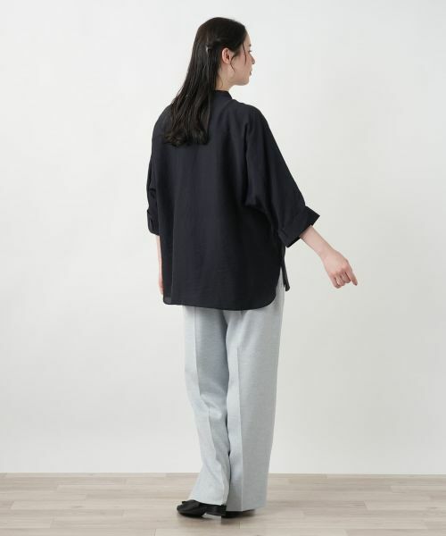 Leilian PLUS HOUSE / レリアンプラスハウス シャツ・ブラウス | 【店舗人気】バンドカラーブラウス【ROCHAS Premiere】 | 詳細3