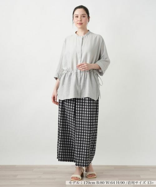 Leilian PLUS HOUSE / レリアンプラスハウス シャツ・ブラウス | 【店舗人気】バンドカラーブラウス【ROCHAS Premiere】 | 詳細4