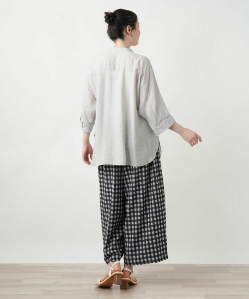 Leilian PLUS HOUSE / レリアンプラスハウス シャツ・ブラウス | 【店舗人気】バンドカラーブラウス【ROCHAS Premiere】 | 詳細6