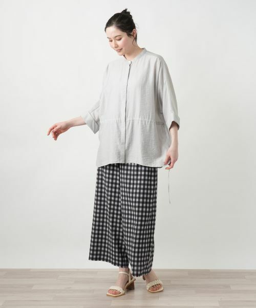 Leilian PLUS HOUSE / レリアンプラスハウス シャツ・ブラウス | 【店舗人気】バンドカラーブラウス【ROCHAS Premiere】 | 詳細7