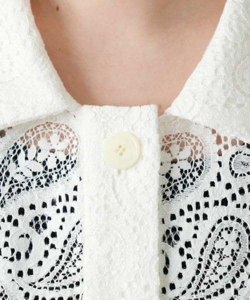 Leilian PLUS HOUSE / レリアンプラスハウス シャツ・ブラウス | 【店舗人気】ペイズリーレースブラウス【ROCHAS Premiere】 | 詳細11