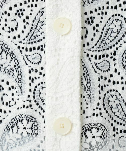 Leilian PLUS HOUSE / レリアンプラスハウス シャツ・ブラウス | 【店舗人気】ペイズリーレースブラウス【ROCHAS Premiere】 | 詳細13