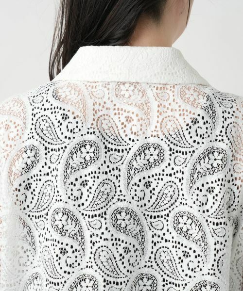 Leilian PLUS HOUSE / レリアンプラスハウス シャツ・ブラウス | 【店舗人気】ペイズリーレースブラウス【ROCHAS Premiere】 | 詳細8