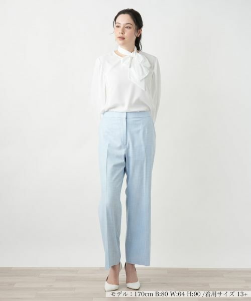 Leilian PLUS HOUSE / レリアンプラスハウス その他パンツ | 【店舗人気】ストレートパンツ【ROCHAS Premiere】 | 詳細1