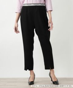 Leilian PLUS HOUSE / レリアンプラスハウス その他パンツ | 【店舗人気】ウエストロゴパンツ【ROCHAS Premiere】