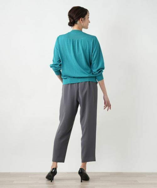 Leilian PLUS HOUSE / レリアンプラスハウス その他パンツ | 【店舗人気】ウエストロゴパンツ【ROCHAS Premiere】 | 詳細6