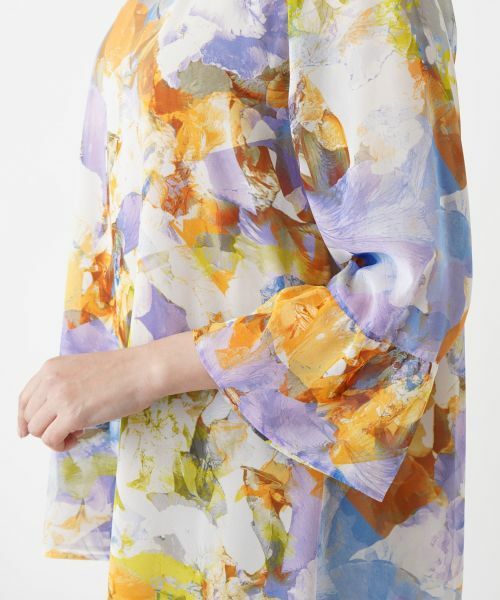 Leilian PLUS HOUSE / レリアンプラスハウス シャツ・ブラウス | 【店舗人気】フラワー柄ブラウス【プラス企画】 | 詳細10