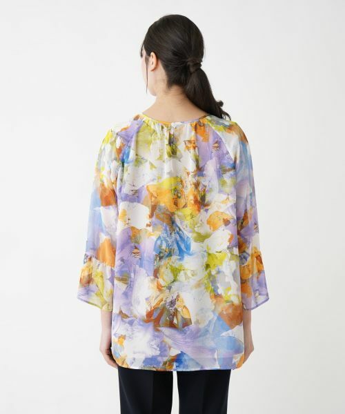 Leilian PLUS HOUSE / レリアンプラスハウス シャツ・ブラウス | 【店舗人気】フラワー柄ブラウス【プラス企画】 | 詳細6