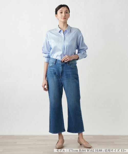 Leilian PLUS HOUSE / レリアンプラスハウス デニムパンツ | 【店舗人気】ストレートデニムパンツ | 詳細1