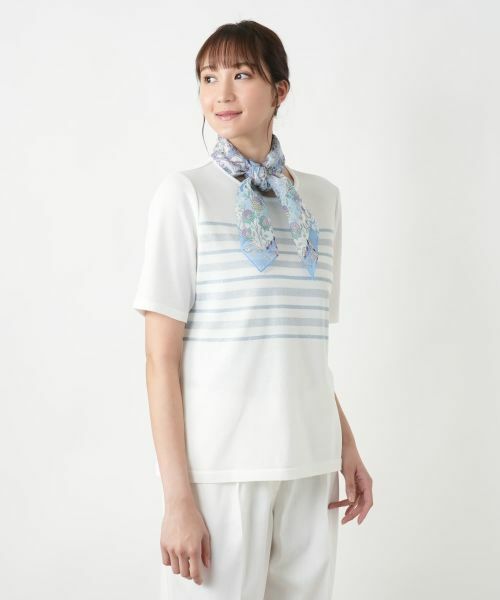 Leilian PLUS HOUSE / レリアンプラスハウス バンダナ・スカーフ | ボタニカルスカーフ | 詳細2