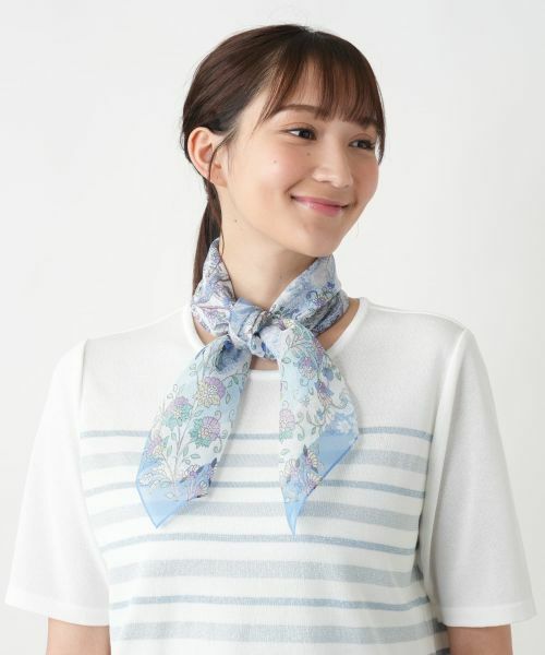 Leilian PLUS HOUSE / レリアンプラスハウス バンダナ・スカーフ | ボタニカルスカーフ | 詳細3