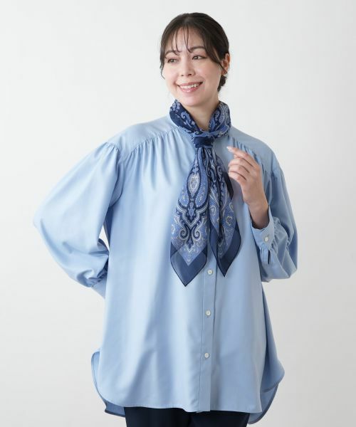 Leilian PLUS HOUSE / レリアンプラスハウス バンダナ・スカーフ | 【店舗人気】ペイズリー柄スカーフ | 詳細1