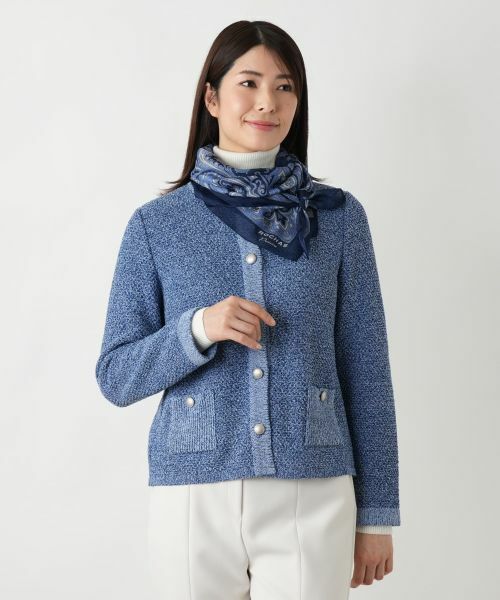 Leilian PLUS HOUSE / レリアンプラスハウス バンダナ・スカーフ | 【店舗人気】ペイズリー柄スカーフ | 詳細3