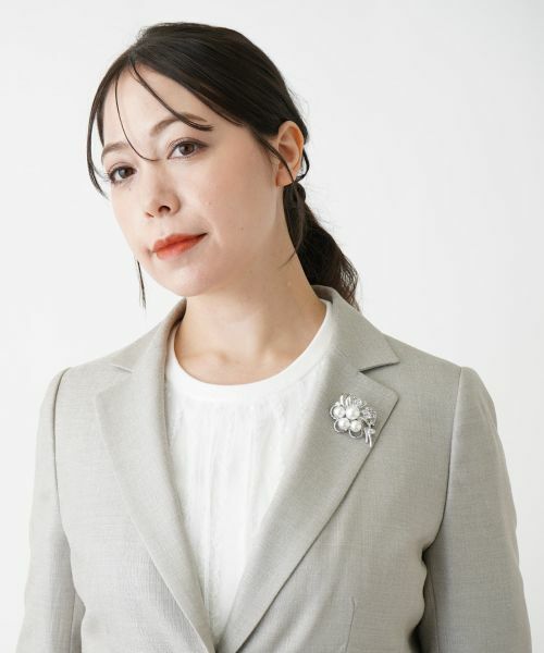 Leilian PLUS HOUSE / レリアンプラスハウス ブローチ・コサージュ | 【店舗人気】パール調ブローチ【セレモニー】 | 詳細1