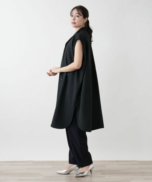 Leilian PLUS HOUSE / レリアンプラスハウス テーラードジャケット | 【店舗人気】ロングベスト【プラス企画】 | 詳細2