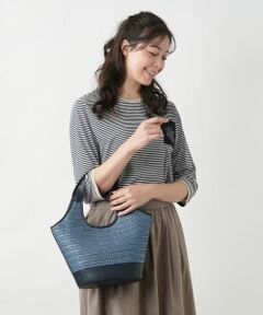 Leilian PLUS HOUSE / レリアンプラスハウス ハンドバッグ | 【店舗人気】編み込みトートバッグ