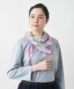 Leilian PLUS HOUSE / レリアンプラスハウス バンダナ・スカーフ | 【店舗人気】プリントスカーフ