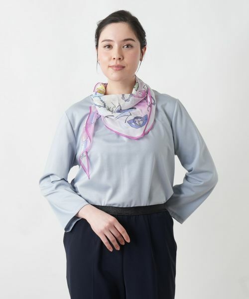 Leilian PLUS HOUSE / レリアンプラスハウス バンダナ・スカーフ | 【店舗人気】プリントスカーフ | 詳細2