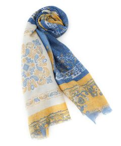 Leilian PLUS HOUSE / レリアンプラスハウス マフラー・ショール・スヌード・ストール | 【店舗人気】柄ストール【MIAN】