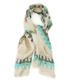 Leilian PLUS HOUSE / レリアンプラスハウス マフラー・ショール・スヌード・ストール | 【店舗人気】エスニック柄ストール