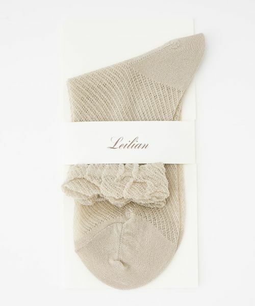 Leilian PLUS HOUSE / レリアンプラスハウス ソックス | 【店舗人気】ラメショートソックス | 詳細1