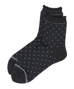 Leilian PLUS HOUSE / レリアンプラスハウス ソックス | 【店舗人気】ラメドットショートソックス