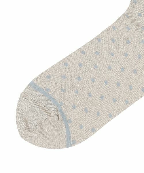 Leilian PLUS HOUSE / レリアンプラスハウス ソックス | 【店舗人気】ラメドットショートソックス | 詳細1