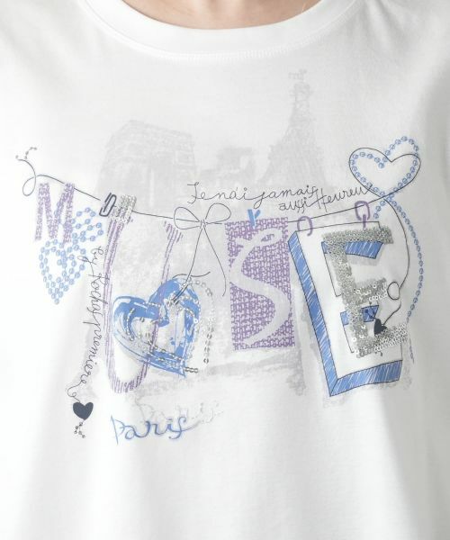 Leilian PLUS HOUSE / レリアンプラスハウス カットソー | 【店舗人気】刺繍プリントTシャツ【MUSE BY ROCHAS Premiere】 | 詳細15