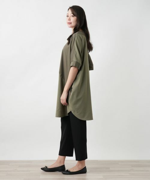 Leilian PLUS HOUSE / レリアンプラスハウス シャツ・ブラウス | 【店舗人気】切替チュニックブラウス【プラス企画】 | 詳細2