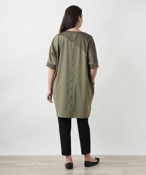 Leilian PLUS HOUSE / レリアンプラスハウス シャツ・ブラウス | 【店舗人気】切替チュニックブラウス【プラス企画】 | 詳細3