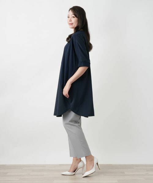 Leilian PLUS HOUSE / レリアンプラスハウス シャツ・ブラウス | 【店舗人気】切替チュニックブラウス【プラス企画】 | 詳細5