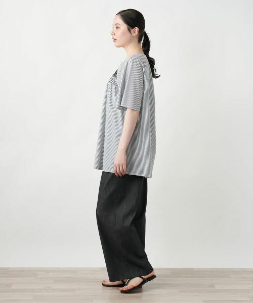 Leilian PLUS HOUSE / レリアンプラスハウス シャツ・ブラウス | 【店舗人気】刺繍チュニックブラウス【プラス企画】 | 詳細5