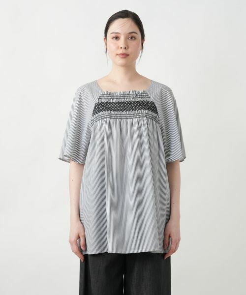 Leilian PLUS HOUSE / レリアンプラスハウス シャツ・ブラウス | 【店舗人気】刺繍チュニックブラウス【プラス企画】 | 詳細7