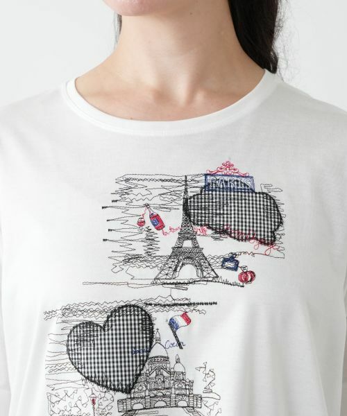 Leilian PLUS HOUSE / レリアンプラスハウス カットソー | 【店舗人気】刺繍カットソー【プラス企画】 | 詳細10