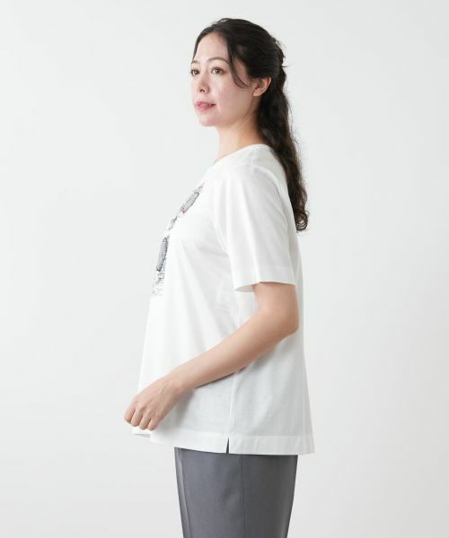 Leilian PLUS HOUSE / レリアンプラスハウス カットソー | 【店舗人気】刺繍カットソー【プラス企画】 | 詳細8