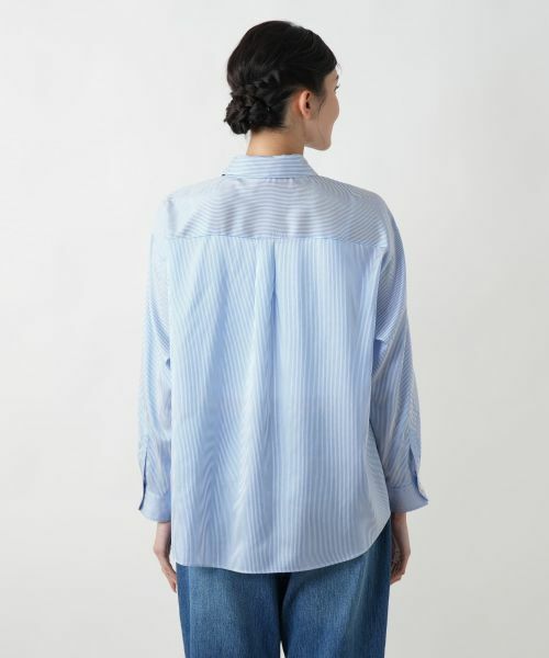 Leilian PLUS HOUSE / レリアンプラスハウス シャツ・ブラウス | ストライプブラウス | 詳細9