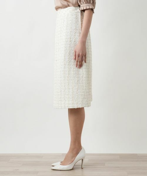 Leilian PLUS HOUSE / レリアンプラスハウス ミニ・ひざ丈スカート | ツイードスカ−ト | 詳細5