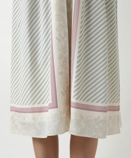 Leilian PLUS HOUSE / レリアンプラスハウス ドレス | スカーフ柄ワンピ−ス | 詳細15