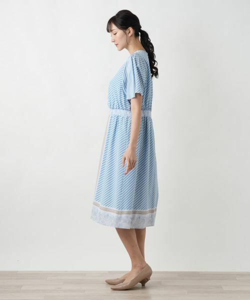 Leilian PLUS HOUSE / レリアンプラスハウス ドレス | スカーフ柄ワンピ−ス | 詳細2