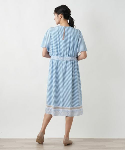 Leilian PLUS HOUSE / レリアンプラスハウス ドレス | スカーフ柄ワンピ−ス | 詳細3