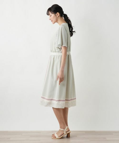 Leilian PLUS HOUSE / レリアンプラスハウス ドレス | スカーフ柄ワンピ−ス | 詳細5