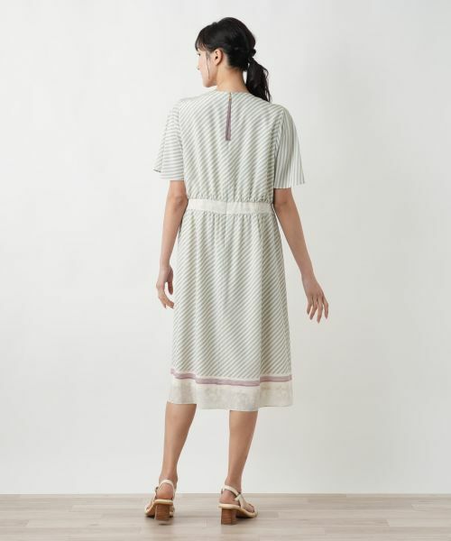 Leilian PLUS HOUSE / レリアンプラスハウス ドレス | スカーフ柄ワンピ−ス | 詳細6