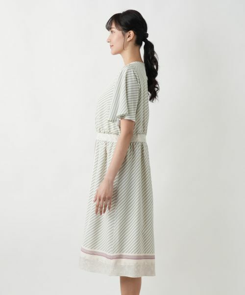 Leilian PLUS HOUSE / レリアンプラスハウス ドレス | スカーフ柄ワンピ−ス | 詳細8